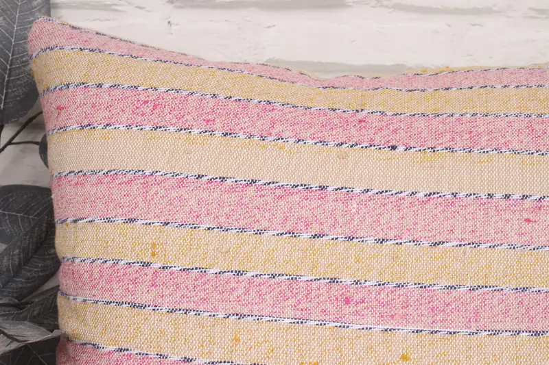 Tribal Pillow Case, Ethnic Throw Pillow Case, Pillow for Couch, Pillow Cover, 20x20 Pink Pillow, Kilim Pillow Cover, Throw Kilim Pillow - 2