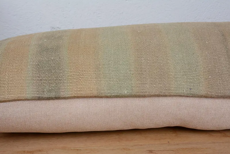 Kilim Pillow Cover, 16x48 Beige Cushion Case, Kilim Cushion Sham, Kilim Pillow, One Of A Kind Cushion, Rustic Cushion, Pillow Sham - 5