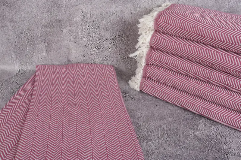Boho Throw Blankets, Organic Throw, Best Wedding Gift, Throw Blanket Couch, Housewarming Gift, 92x76 Cotton Chevron Towel, Boyfriend Christmas Gift - 2