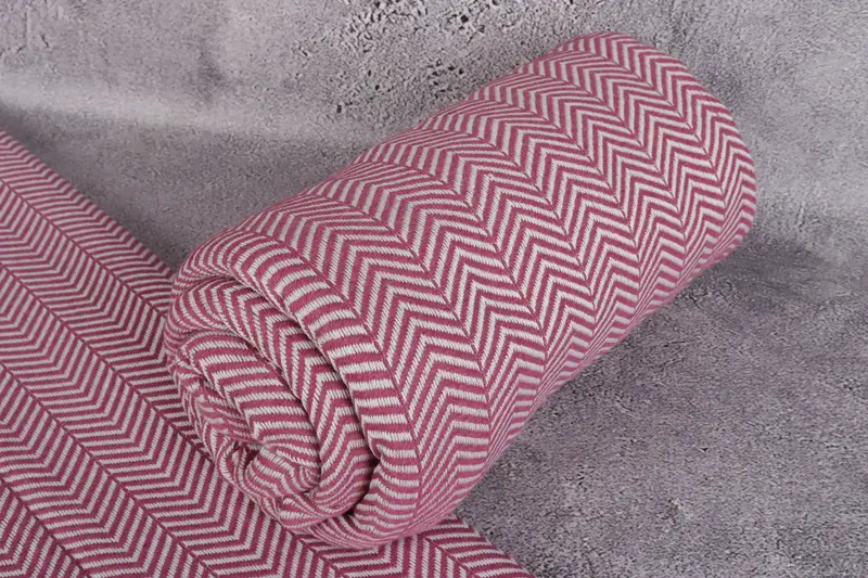Boho Throw Blankets, Organic Throw, Best Wedding Gift, Throw Blanket Couch, Housewarming Gift, 92x76 Cotton Chevron Towel, Boyfriend Christmas Gift - 7