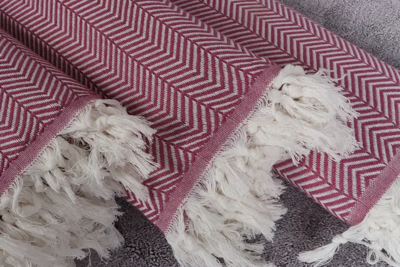 Boho Throw Blankets, Organic Throw, Best Wedding Gift, Throw Blanket Couch, Housewarming Gift, 92x76 Cotton Chevron Towel, Boyfriend Christmas Gift - 5