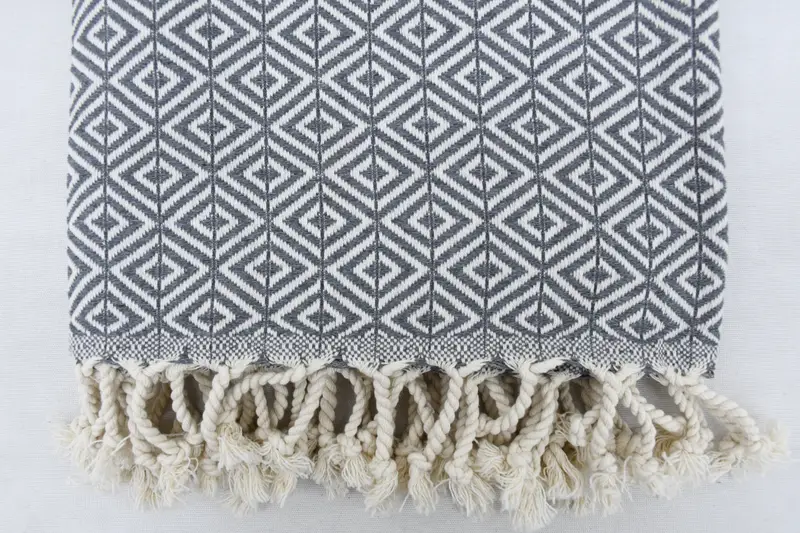 Cotton towel, Bachelor Gifts, Lightweight Turkish towel, Bachelorette Beach Towel, Best Wedding Gift, 70x40 Cotton Diamond Towel, Gift For Mom - 5