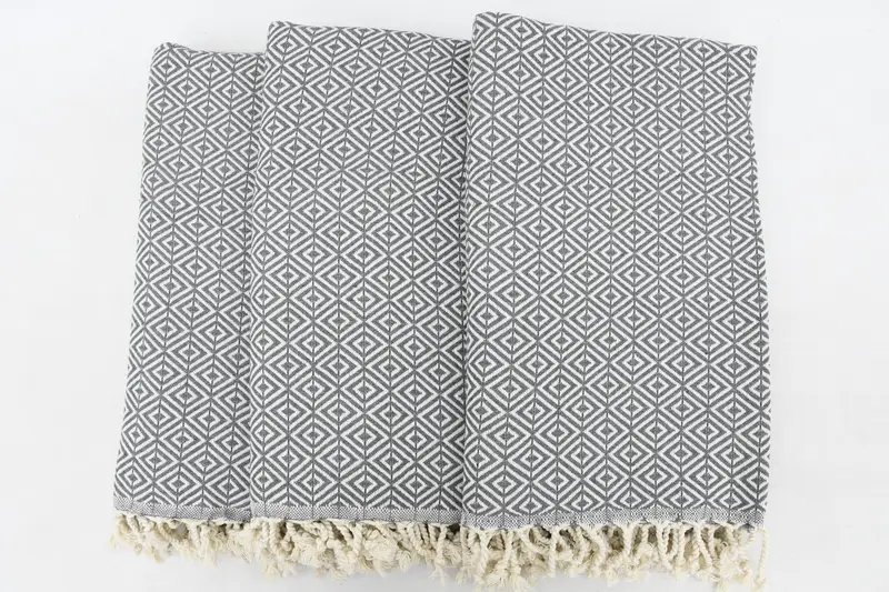 Cotton towel, Bachelor Gifts, Lightweight Turkish towel, Bachelorette Beach Towel, Best Wedding Gift, 70x40 Cotton Diamond Towel, Gift For Mom - 3