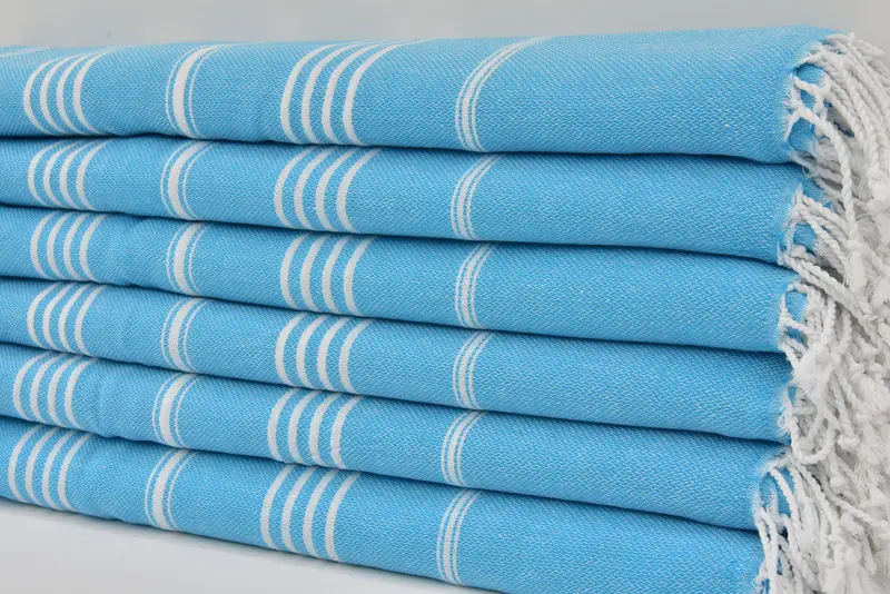 Bridal Shower Favors, Home Decor Gifts, Spa Towel, Fouta towel, Bridesmaid Towel, Home Gift, 70x40 Cotton Striped Towel, Turkish Towel Beach Towel - 2