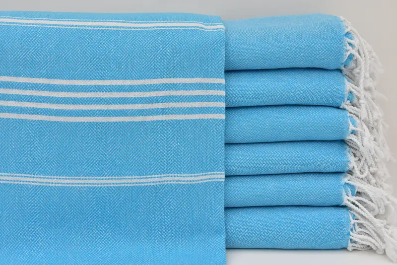 Bridal Shower Favors, Home Decor Gifts, Spa Towel, Fouta towel, Bridesmaid Towel, Home Gift, 70x40 Cotton Striped Towel, Turkish Towel Beach Towel - 3