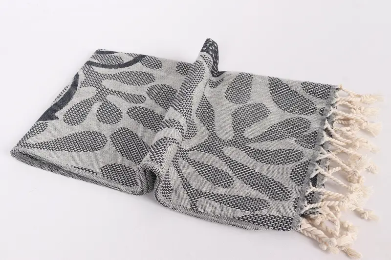 Turkish Hand Towel, Gift For Best Friend, Organic Towel, Best Friend Gift, 40x18 Cotton Whale Design Towel, Monogram Kitchen Towel, Wedding Favors - 7