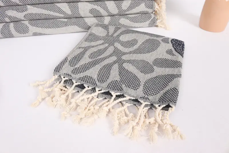 Turkish Hand Towel, Gift For Best Friend, Organic Towel, Best Friend Gift, 40x18 Cotton Whale Design Towel, Monogram Kitchen Towel, Wedding Favors - 6