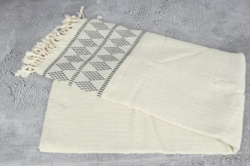 Personalized Turkish Towel, Best Beach Towel, Luxury Turkish Bath Towel, 70x36 Linen Kilim Design Towel, Bridesmaid Gift, Welcome Wedding Gift - 6