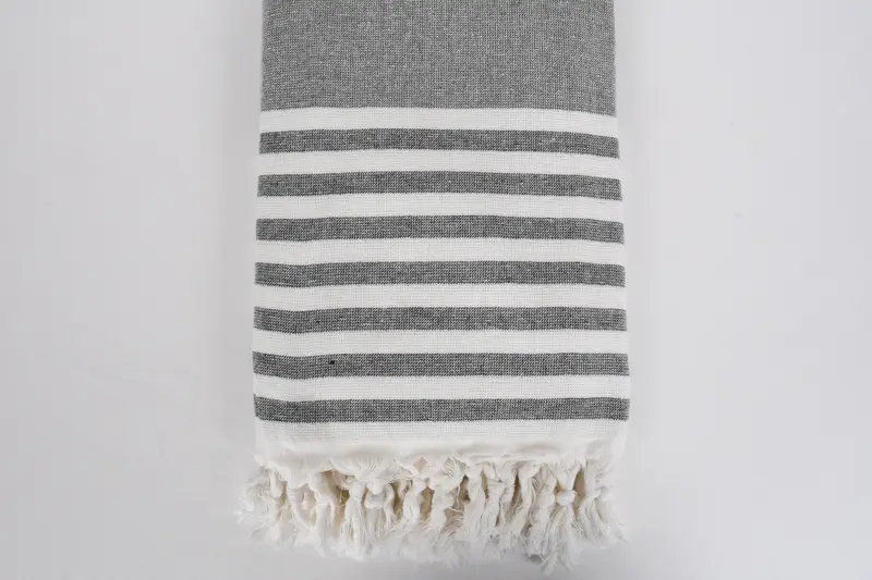 Monogram Beach Towel, Monogram Turkish Towel, Bridesmaid Towel, Bath towel, Personalize Gift, 68x36 Cotton Striped Terry Towel, Luxury Beach Towel - 3