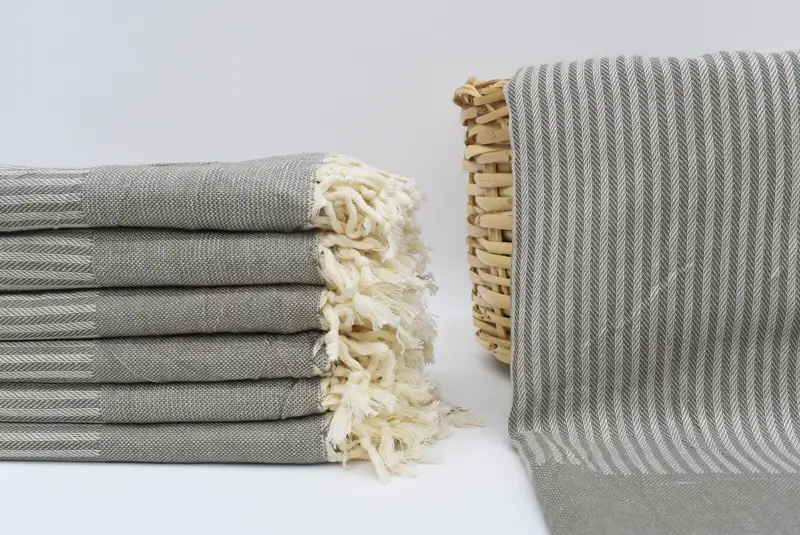 70x40 Cotton Striped Towel, Travel Towel, Gift For Bride, Personalized Gift, Bachelor Gifts, Monogrammed Turkish Towel, Gym Towel, Embroidered Towel - 2