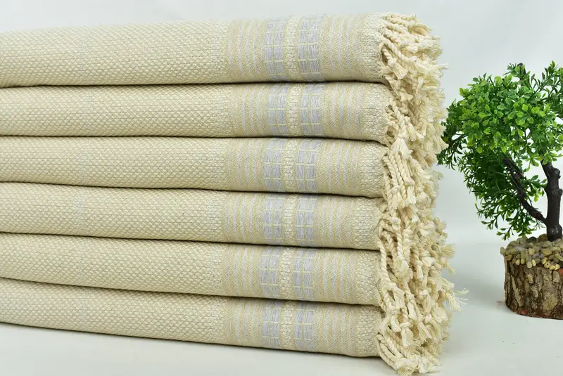 Anma hediyesi, çocuk plaj havlusu, 68x40 keten çizgili havlu, nedime hediyesi, plaj havlu toplu, Arizona Bachelorette Party Favors, pamuklu havlu - 3