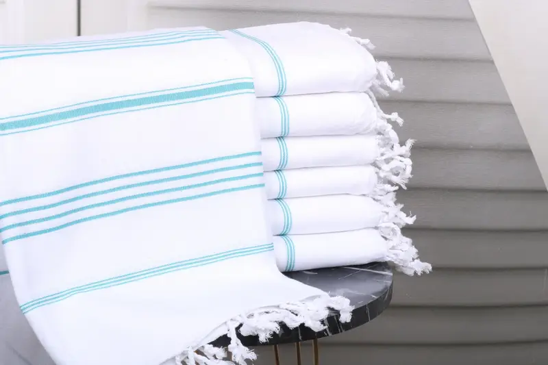 Petrol Green Cotton Towel Personalized 40x71 Inches, Beach Towel