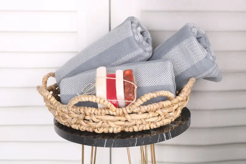 Spa Towel, Organic Turkish towel, Wedding Gifts Towel, Absorbent Turkish towel, 68x38 Cotton Chevron Towel, Beach Size Towel, Wedding Gift For Bride - 5