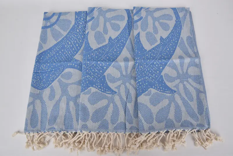 Customized Towels, First Wedding Anniversary Gift, 40x18 Cotton Whale Design Towel, Kitchen Towel, Bridesmaid Towel, Wedding Gift, Turkish Tea Towel - 4