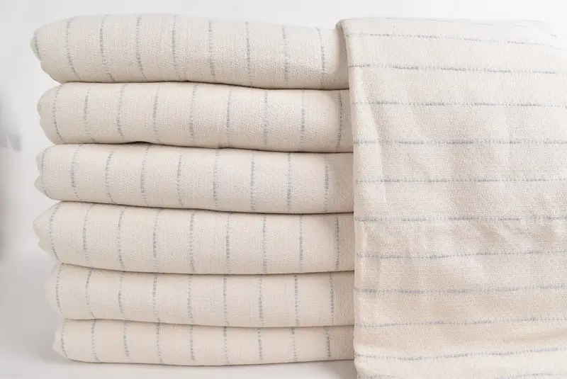 98x92 Cotton Striped Design Towel, Handmade Gift, Bachelorette Gifts, Turkish Blanket Queen, Turkish Blanket, Turkish Blanket Throw, Throw Blanket - 3
