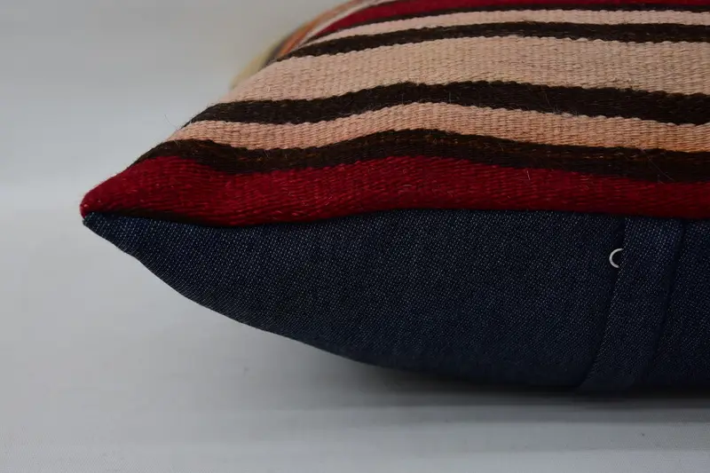 Handmade Kilim Cushion, Decorative Pillow Cover, Kilim Pillow, Kilim Pillow Cover, Cushion Cover, 18x18 Beige Pillow Cover - 5