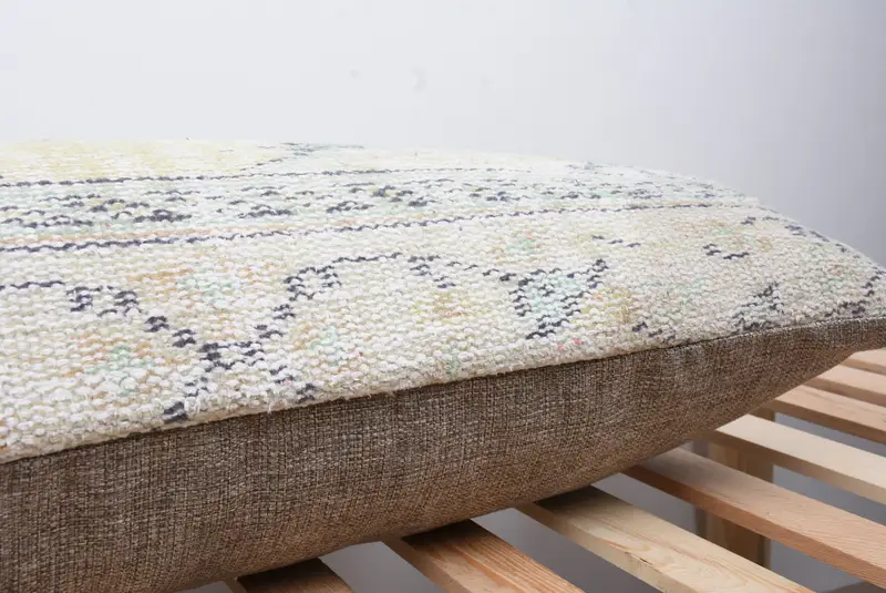 16x48 Green Pillow Case, Pillow for Sofa, Pet Pillow Cover, Farmhouse Cushion, Pillow Case, Ethnical Kilim Rug Pillow, Home Decor Pillow - 7