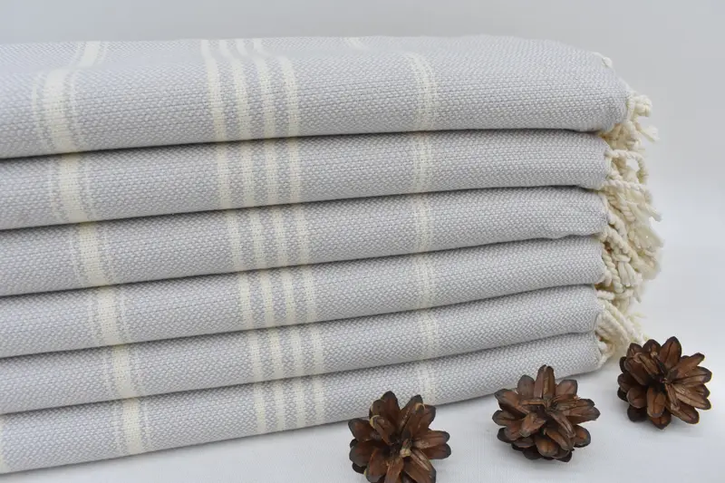 Sand-free towel, Turkish Beach Towel Bulk, Monogrammed Beach Towel, Gifts For Him, Beach Wedding Favor, 70x40 Cotton Striped Towel, Christmas Favors - 4