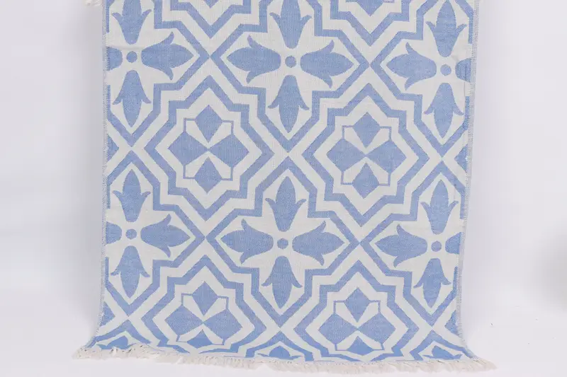 Xmas Gifts, Monogrammed Hand Towel, Monogram Towels, Employee Gifts, Turkish Towel Hand Towel, Turkish Hand Towel, 40x24 Linen Tulip Patterned Towel - 1