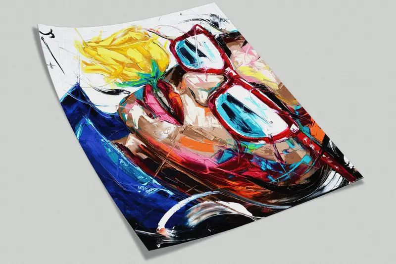 Abstract Woman Wall Mural,Custom Wall Paper,Woman Street Wall Decor,3d Wall Paper,Wall Paper Peel and Stick,Woman Face Wall Mural, - 8