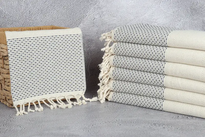 Bachelor Gifts, Bathroom Towels, Decorative Towel, Bridesmaid Gifts, 40x20 Cotton Polka Dot Towel, Turkish Towel Hand Towel, Gift For Her - 3