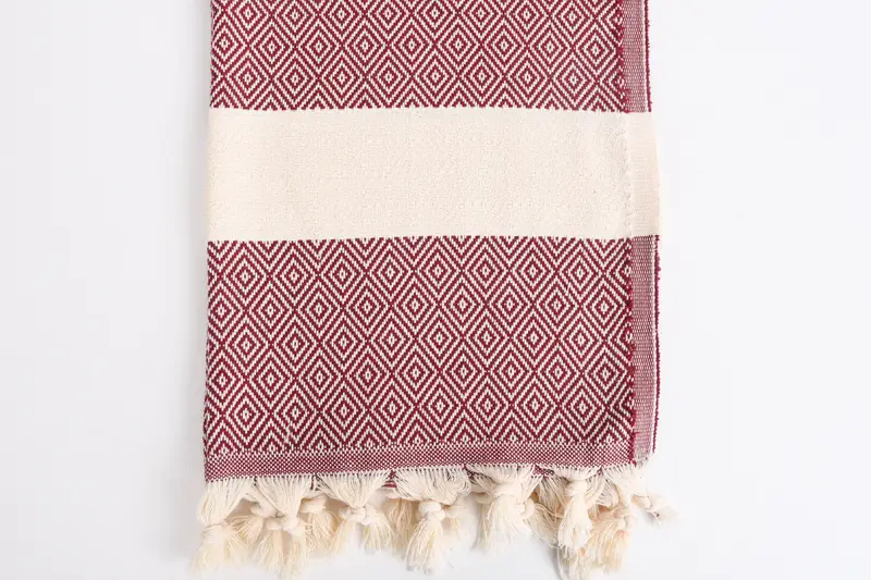Personalized Dish Towel, 36x20 Cotton Diamond Towel, Guest Towel, Summer Gift, Personalized Bridesmaid Gift, Turkish Towel Hand Towel, Wedding Gift - 3