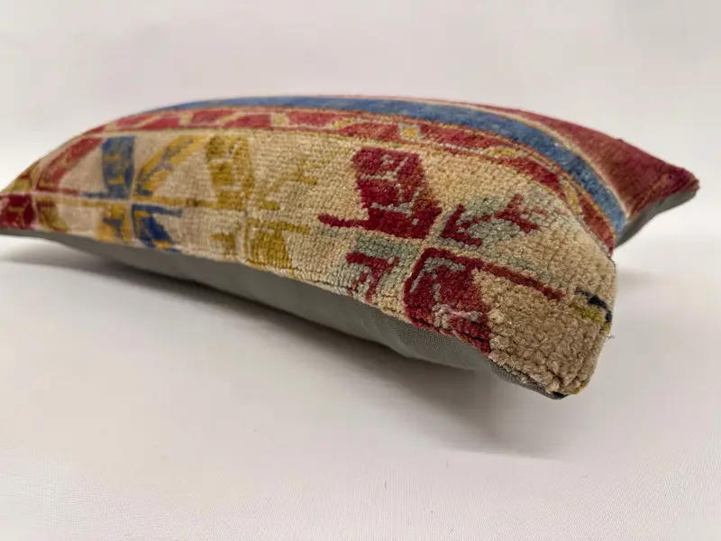 Vintage Pillow, 12x24 Purple Pillow Sham, Muted Pillow Sham, Pillow, Turkish Kilim Pillow, Authentic Cushion Case, Vintage Kilim Pillow - 6