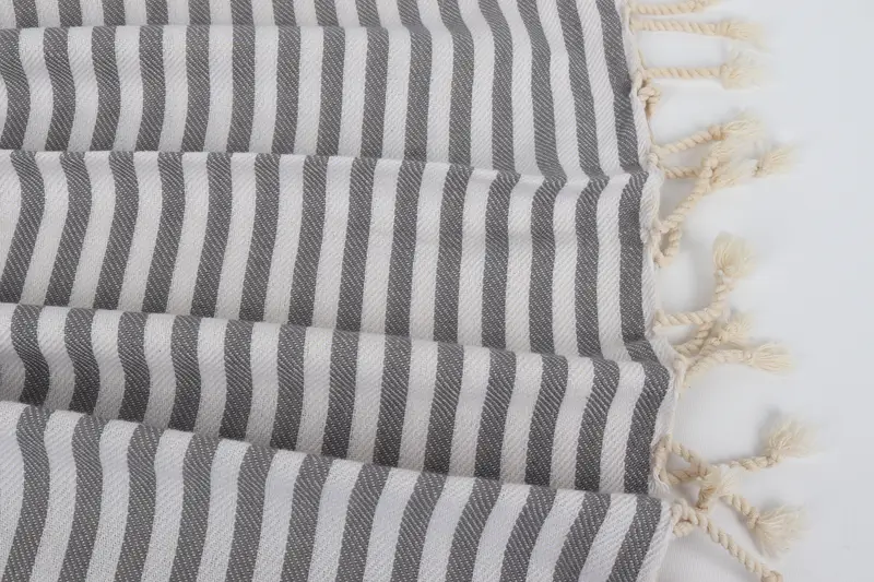 Peshtemal Towel, Peshtemal Towel USA, Towel With Name, Turkish bath towel, 70x40 Cotton Striped Towel, Anniversary Gift For Her, Cotton towel - 8