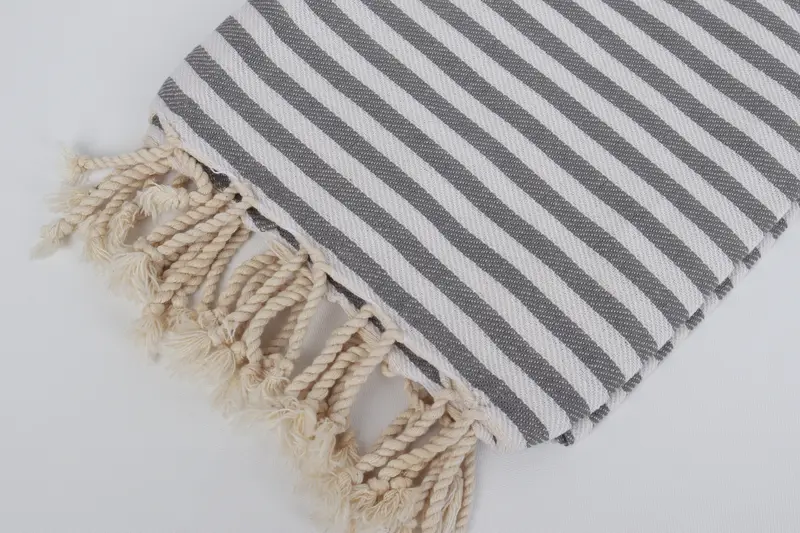 Peshtemal Towel, Peshtemal Towel USA, Towel With Name, Turkish bath towel, 70x40 Cotton Striped Towel, Anniversary Gift For Her, Cotton towel - 7