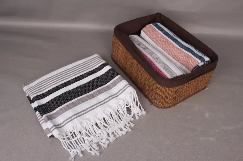 Spa Towel, 70x36 Cotton Striped Towel, Bridesmaid Towel, Home Decor Gifts, Gift For Her, Miami Bachelorette Party Favors, Best Beach Towel, Spa Gift - 7