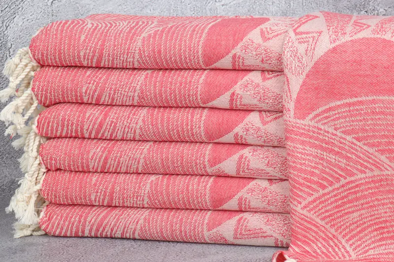 Monogrammed Hand Towel, Beach Theme Bachelorette Party, Bathroom Towels, 36x18 Cotton Striped Design Towel, Bridesmaid Gifts, Christmas Gift - 2