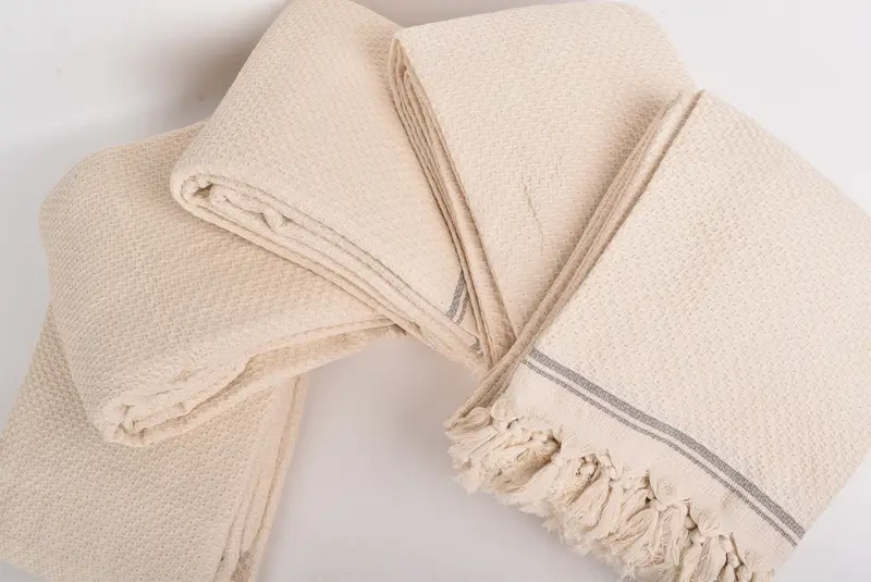 Aesthetic Blanket, 94x92 Cotton Striped Towel, Bachelor Gifts, Thanksgiving Tablecloth, Bridal Shower Gift, Wedding Favors, Bridesmaid Gifts - 3