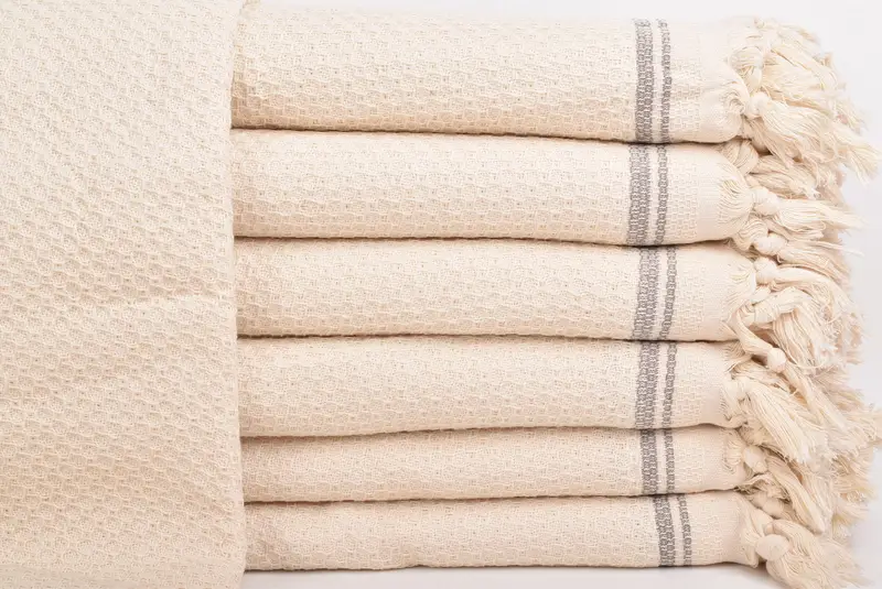 Aesthetic Blanket, 94x92 Cotton Striped Towel, Bachelor Gifts, Thanksgiving Tablecloth, Bridal Shower Gift, Wedding Favors, Bridesmaid Gifts - 1