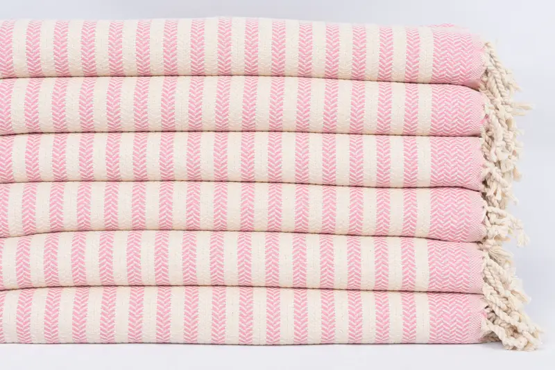 40x18 Baumwoll -Chevron -Handtuch, Monogramm Handtuch, Hochzeit für Gunst, Geschenk für den Hochzeitstag, personalisierte Geschenke, Geschenke für ihn, Küchentuch - 3