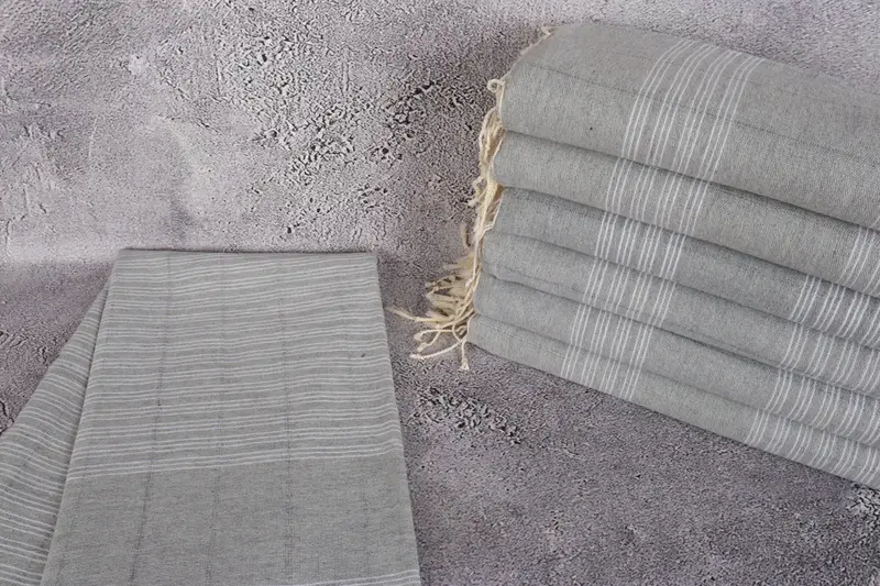 Gift For Him, Quick-dry peshtemal, Turkish bath towel for spa, 70x40 Cotton Striped Towel, Embroidery Towels, Personalized Towel Gift, Turkish towel - 2