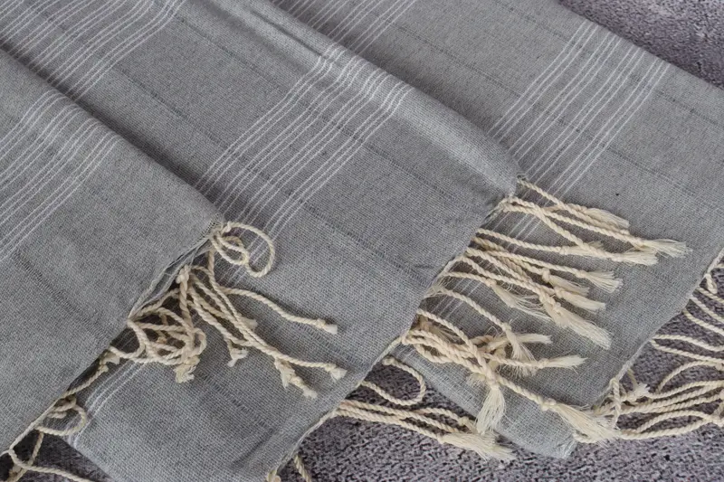 Gift For Him, Quick-dry peshtemal, Turkish bath towel for spa, 70x40 Cotton Striped Towel, Embroidery Towels, Personalized Towel Gift, Turkish towel - 5