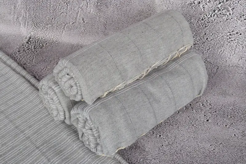 Gift For Him, Quick-dry peshtemal, Turkish bath towel for spa, 70x40 Cotton Striped Towel, Embroidery Towels, Personalized Towel Gift, Turkish towel - 7