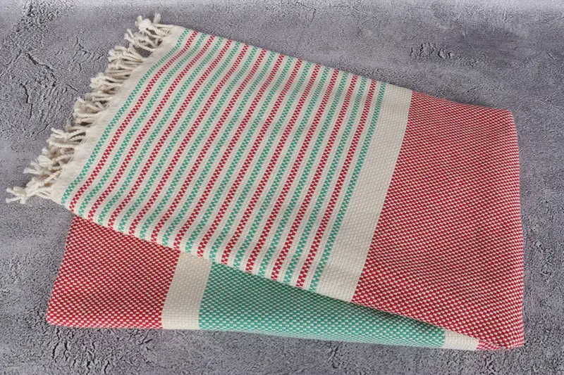 70x40 Cotton Geometric Towel, Custom Wedding Gift, Yoga Towel, Scarf Towel, Gift For Coworker, Wedding Favors, Bachelor Bachelorette Party Favors - 6