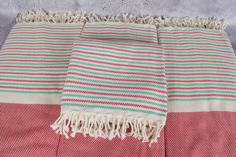 70x40 Cotton Geometric Towel, Custom Wedding Gift, Yoga Towel, Scarf Towel, Gift For Coworker, Wedding Favors, Bachelor Bachelorette Party Favors - 4