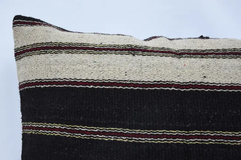 Pet Pillow Cover, Ethnical Kilim Rug Pillow, Kilim Pillow Cover, Cushion Case, 28x28 Brown Pillow Case, Boho Pillow Sham Cover, Garden Pillow Sham - 2