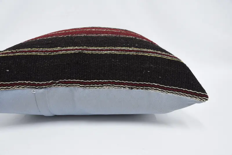 Pet Pillow Cover, Ethnical Kilim Rug Pillow, Kilim Pillow Cover, Cushion Case, 28x28 Brown Pillow Case, Boho Pillow Sham Cover, Garden Pillow Sham - 5