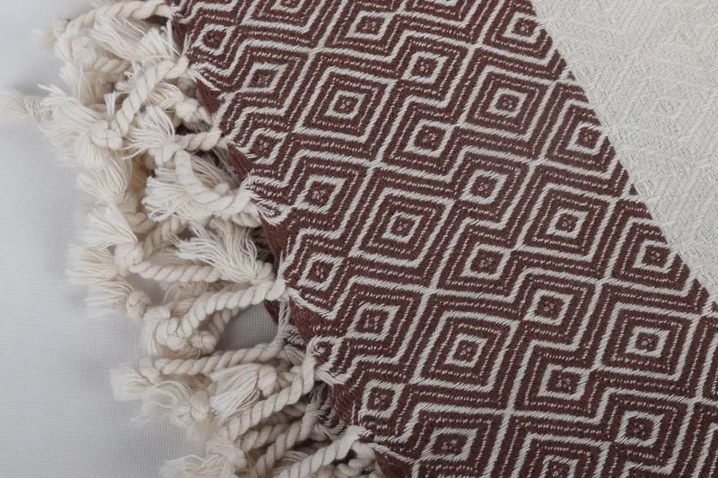 Organic Turkish towel, 68x38 Cotton Diamond Towel, Turkish hand towel, Peshtemal Towel, Monogram Towels, Valentines Gift, Custom Turkish Towel - 7