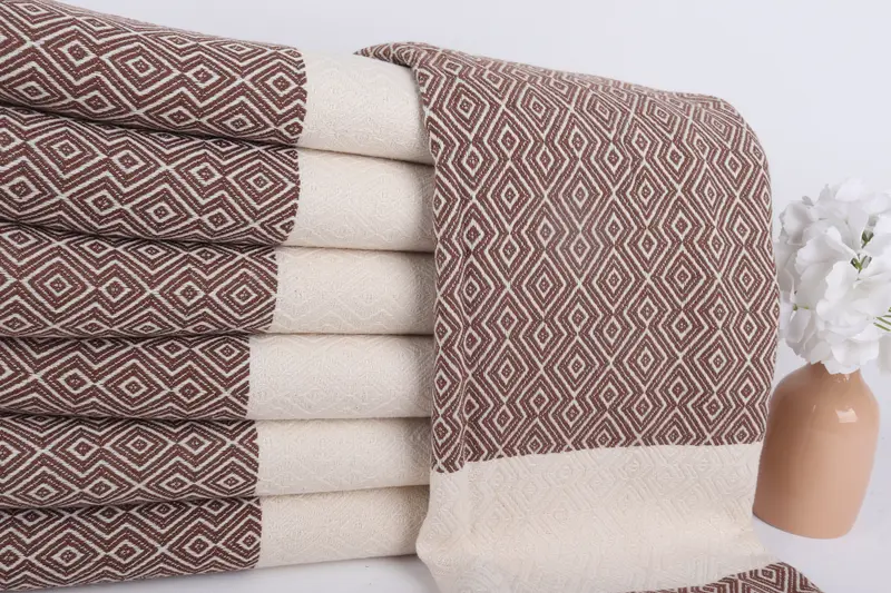Organic Turkish towel, 68x38 Cotton Diamond Towel, Turkish hand towel, Peshtemal Towel, Monogram Towels, Valentines Gift, Custom Turkish Towel - 2