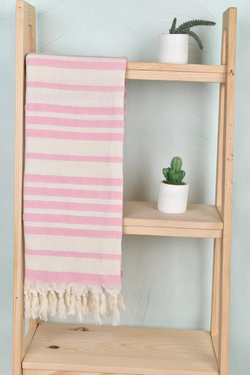 70x34 Cotton Striped Towel, Custom Wedding Gift, Handmade Gift, Beach Towel Monogram, Absorbent towel, Beach Towel Bulk, Bridal Shower Favor - 8