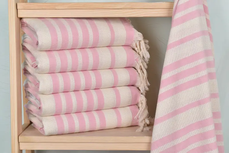 70x34 Cotton Striped Towel, Custom Wedding Gift, Handmade Gift, Beach Towel Monogram, Absorbent towel, Beach Towel Bulk, Bridal Shower Favor - 2