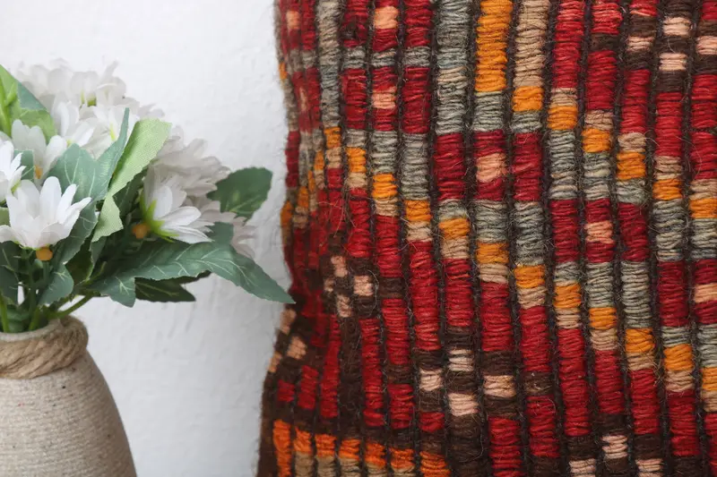 Cushion, Seat Cushion Cover, Turkish Pillow, Antique Pillows, Bolster Pillow Sham, Kilim Pillow, Christmas Cushion, 12x24 Red Cushion - 3