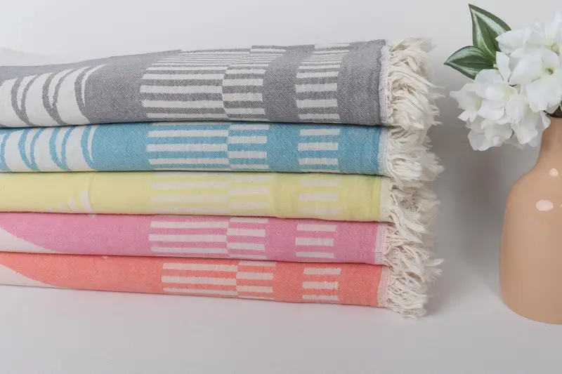 70x38 Cotton Fish Design Towel, Personalized Towel, Turkish Bath Towel USA, Turkish bath towel, Luxury towel, Towel With Name, Halloween Gifts - 3