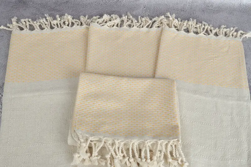Welcome Wedding Gift, 40x20 Cotton Polka Dot Towel, Organic Towel, Spa Towel, Small Bath Towels, Bridesmaid Gifts, Turkish Towel Hand Towel - 4