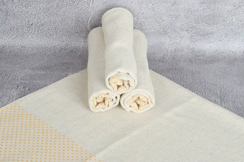 Welcome Wedding Gift, 40x20 Cotton Polka Dot Towel, Organic Towel, Spa Towel, Small Bath Towels, Bridesmaid Gifts, Turkish Towel Hand Towel - 7