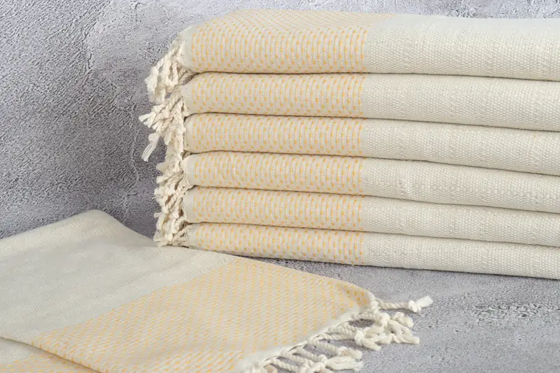 Welcome Wedding Gift, 40x20 Cotton Polka Dot Towel, Organic Towel, Spa Towel, Small Bath Towels, Bridesmaid Gifts, Turkish Towel Hand Towel - 2